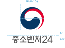 중소벤처24 세로타입 로고