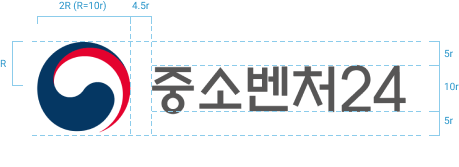 중소벤처24 가로타입 로고